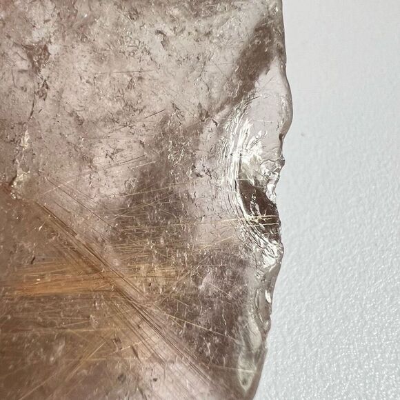 Golden Rutilated Quartz Crystal Freeform (#3) - Picture 7 of 14